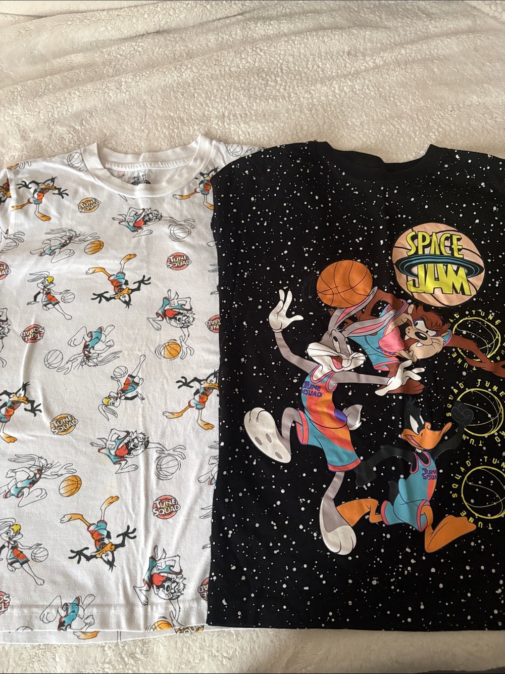 Space Jam Graphic Tee Set - Bugs Bunny & Tune Squad Print size 10